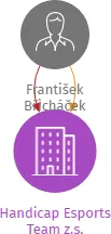 Handicap Esports Team z.s., IČO: 19912145: vizualizace vztahů osob a společností