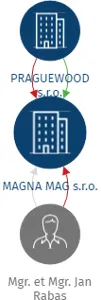 MAGNA MAG s.r.o., IČO: 21205663: vizualizace vztahů osob a společností
