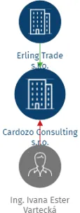 Cardozo Consulting s.r.o., IČO: 21858691: vizualizace vztahů osob a společností