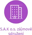 S.A.K o.s. zájmové sdružení, IČO: 22671706: vizualizace vztahů osob a společností