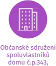 Občanské sdružení spoluvlastníků domu č.p.343, Liberec, Frimlova, IČO: 22676813: vizualizace vztahů osob a společností