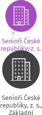 Senioři České republiky, z. s., Základní organizace Plasy, IČO: 22755802: vizualizace vztahů osob a společností