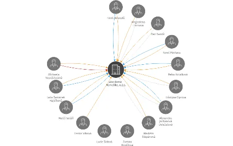 Vizualizace vztahů osob a společností - Jako doma - Homelike, o.p.s.