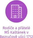 Rodiče a přátelé MŠ Kaštánek v Bezručově ulici 1712 v Litvínově, IČO: 22847537: vizualizace vztahů osob a společností