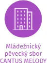 Mládežnický pěvecký sbor CANTUS MELODY, IČO: 22829938: vizualizace vztahů osob a společností