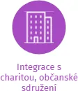 Integrace s charitou, občanské sdružení, IČO: 22885706: vizualizace vztahů osob a společností