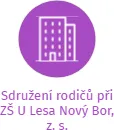 Sdružení rodičů při ZŠ U Lesa Nový Bor, z. s., IČO: 22848746: vizualizace vztahů osob a společností