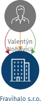 Fravihalo s.r.o., IČO: 23312874: vizualizace vztahů osob a společností