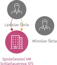 Vizualizace vztahů osob a společností - Společenství VM Schlattauerova 575