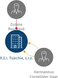 R.E.I. Tsjechie, s.r.o., IČO: 25939114: vizualizace vztahů osob a společností