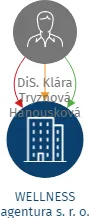 WELLNESS agentura s. r. o., IČO: 25995014: vizualizace vztahů osob a společností
