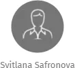 Svitlana Safronova, IČO: 25943774: vizualizace vztahů osob a společností
