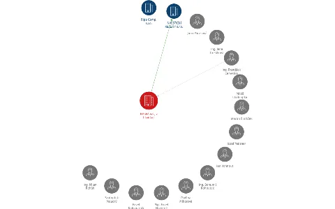 NASPA a.s., v likvidaci, IČO: 26184079: vizualizace vztahů osob a společností