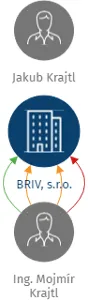 BRIV, s.r.o., IČO: 26238314: vizualizace vztahů osob a společností