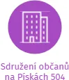 Sdružení občanů na Pískách 504, IČO: 26524554: vizualizace vztahů osob a společností