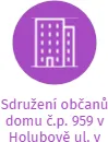 Sdružení občanů domu č.p. 959 v Holubově ul. v Holicích, IČO: 26535505: vizualizace vztahů osob a společností