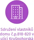 Sdružení vlastníků domu č.p.818-820 v ulici Krušnohorská, IČO: 26544717: vizualizace vztahů osob a společností