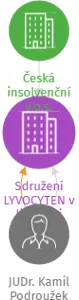 Sdružení LYVOCYTEN v likvidaci, IČO: 26643278: vizualizace vztahů osob a společností