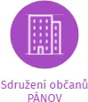 Sdružení občanů PÁNOV, IČO: 26676982: vizualizace vztahů osob a společností