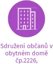 Sdružení občanů v obytném domě čp.2226, ul.kpt.Nálepky, Louny, IČO: 26626543: vizualizace vztahů osob a společností