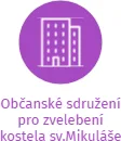 Občanské sdružení pro zvelebení kostela sv.Mikuláše v Mníšku, IČO: 26627418: vizualizace vztahů osob a společností