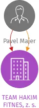 TEAM HAKIM FITNES, z. s., IČO: 26621029: vizualizace vztahů osob a společností