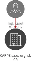 CARPE s.r.o. org. sl. ČR, IČO: 26961857: vizualizace vztahů osob a společností
