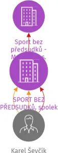 SPORT BEZ PŘEDSUDKů, spolek, IČO: 27060225: vizualizace vztahů osob a společností