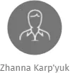 Zhanna Karp'yuk, IČO: 27383385: vizualizace vztahů osob a společností