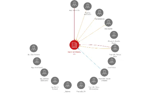 RADIX SOFTWARE, a.s., IČO: 27509737: vizualizace vztahů osob a společností