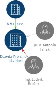 Vizualizace vztahů osob a společností - Dezvita Pro s.r.o.