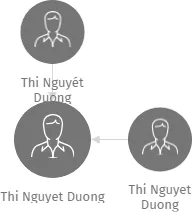 Thi Nguyet Duong, IČO: 27552896: vizualizace vztahů osob a společností
