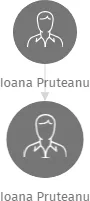 Ioana Pruteanu, IČO: 28696735: vizualizace vztahů osob a společností