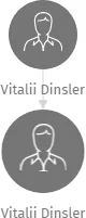Vitalii Dinsler, IČO: 28726693: vizualizace vztahů osob a společností