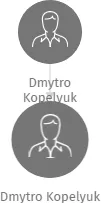 Dmytro Kopelyuk, IČO: 28701178: vizualizace vztahů osob a společností