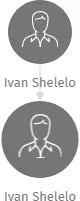 Ivan Shelelo, IČO: 28781252: vizualizace vztahů osob a společností