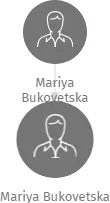 Mariya Bukovetska, IČO: 28701852: vizualizace vztahů osob a společností