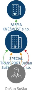 SPECIAL TRANSPORT Dušan Suško, spol. s r.o., IČO: 28858115: vizualizace vztahů osob a společností