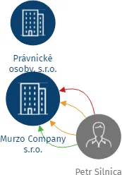 Vizualizace vztahů osob a společností - Murzo Company s.r.o.