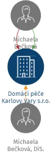 Domácí péče Karlovy Vary s.r.o., IČO: 29120942: vizualizace vztahů osob a společností