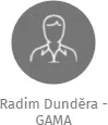 Radim Dunděra - GAMA, IČO: 45153442: vizualizace vztahů osob a společností