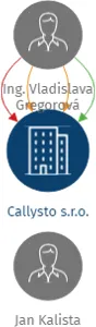 Callysto s.r.o., IČO: 45317691: vizualizace vztahů osob a společností