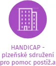 HANDICAP - plzeňské sdružení pro pomoc postiž.a oslabeným dětem, IČO: 45335338: vizualizace vztahů osob a společností