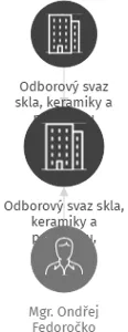 Odborový svaz skla, keramiky a porcelánu, Základní organizace Egermann, s.r.o., v likvidaci, IČO: 48282596: vizualizace vztahů osob a společností