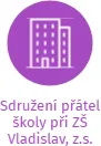 Sdružení přátel školy při ZŠ Vladislav, z.s., IČO: 48526894: vizualizace vztahů osob a společností