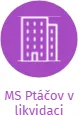 MS Ptáčov v likvidaci, IČO: 48526851: vizualizace vztahů osob a společností