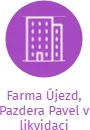 Farma Újezd, Pazdera Pavel v likvidaci, IČO: 49439677: vizualizace vztahů osob a společností