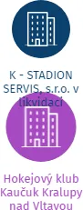 Hokejový klub Kaučuk Kralupy nad Vltavou, IČO: 49517872: vizualizace vztahů osob a společností