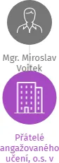 Přátelé angažovaného učení, o.s. v likvidaci, IČO: 49518003: vizualizace vztahů osob a společností