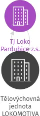 Tělovýchovná jednota LOKOMOTIVA PARDUBICE Kulečníkový oddíl, IČO: 60161086: vizualizace vztahů osob a společností